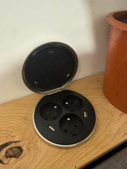Console arrière de canapé en chêne massif