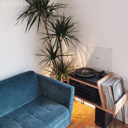 Meuble Platine vinyle chêne « L’original » Ordena Ebenisterie